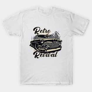 Vintage retro car. T-Shirt